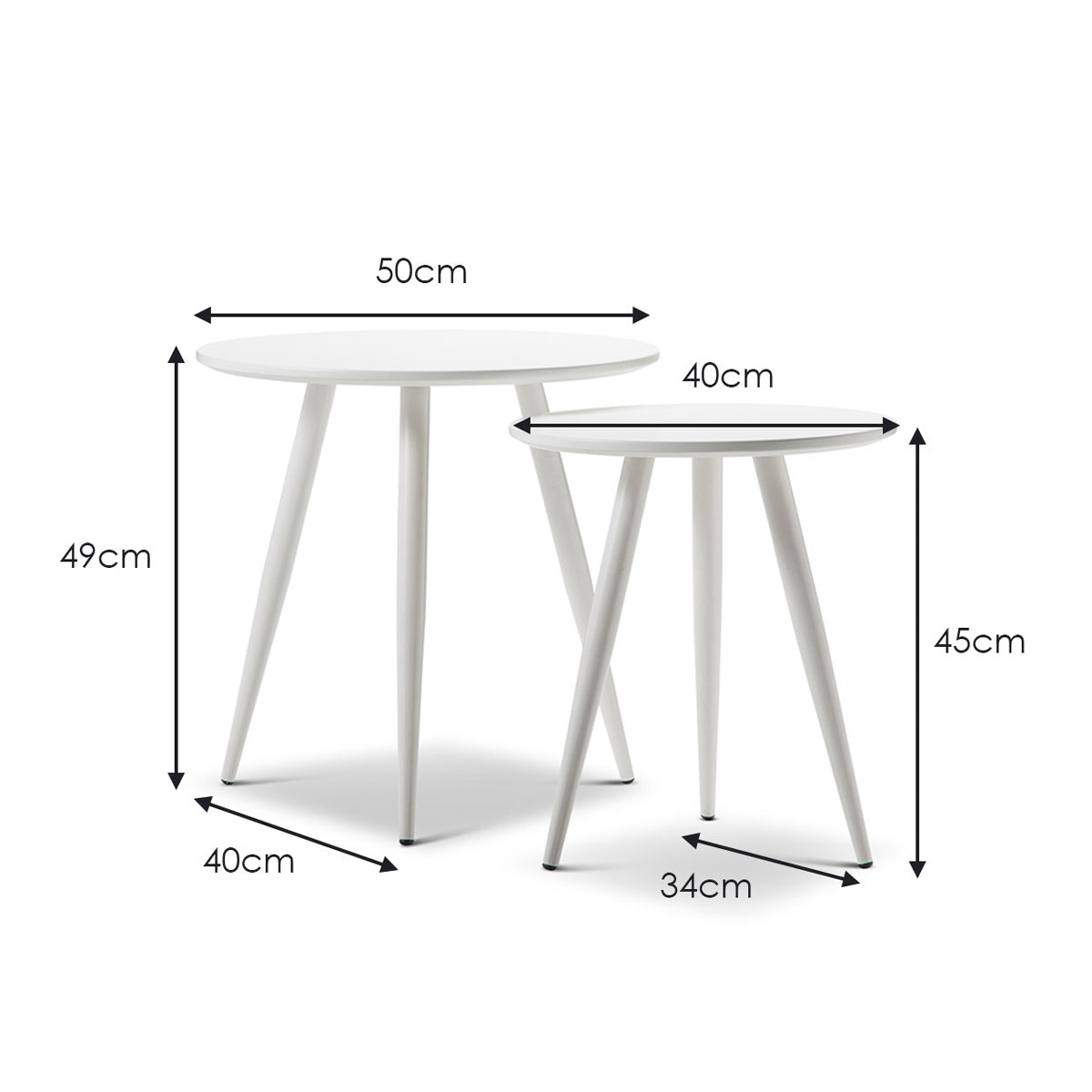 Komma Nested Side Tables