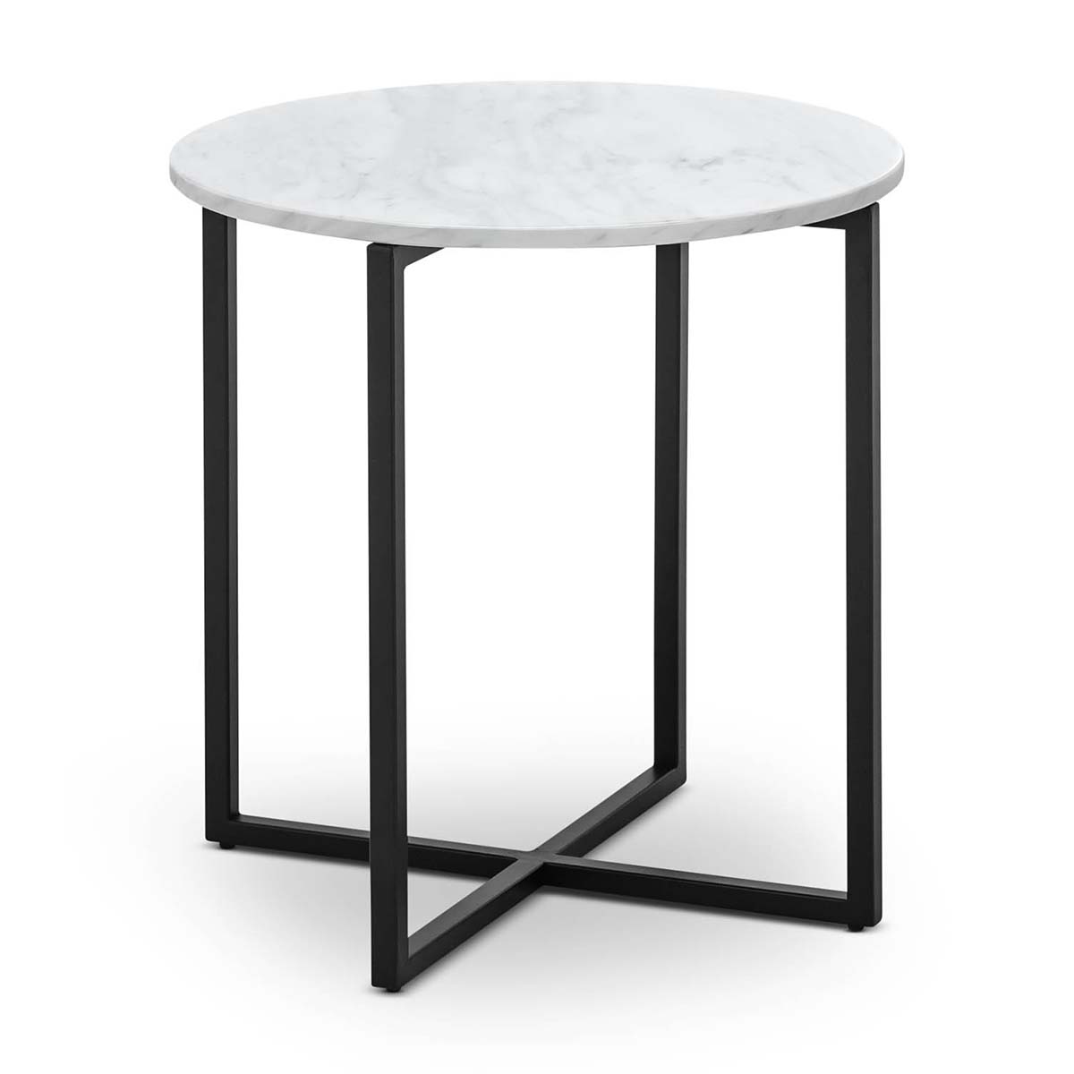 Luxe Round Marble Side Table