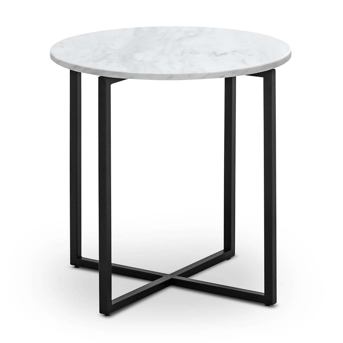 Luxe Round Marble Side Table