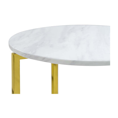 Luxe Round Marble Side Table