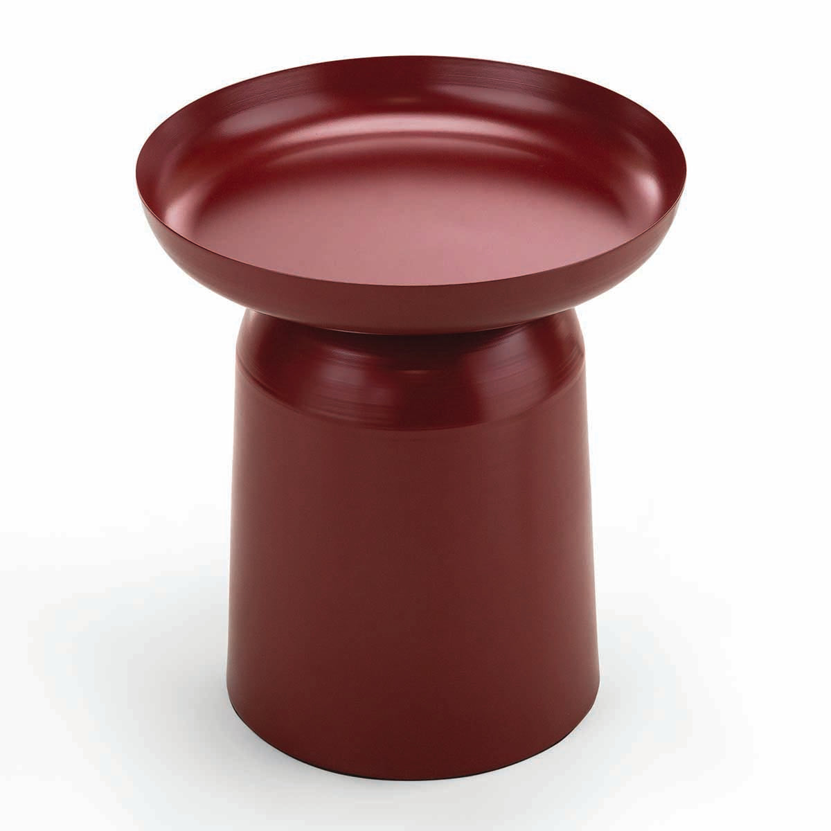 Nero Pedestal Round Side Table