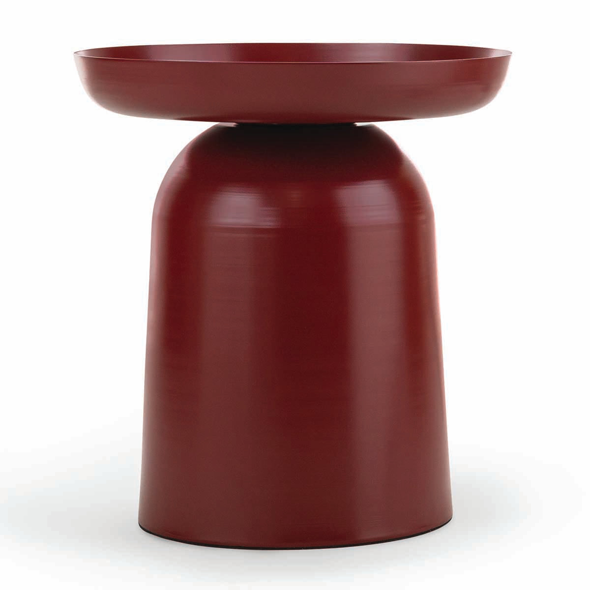 Nero Pedestal Round Side Table