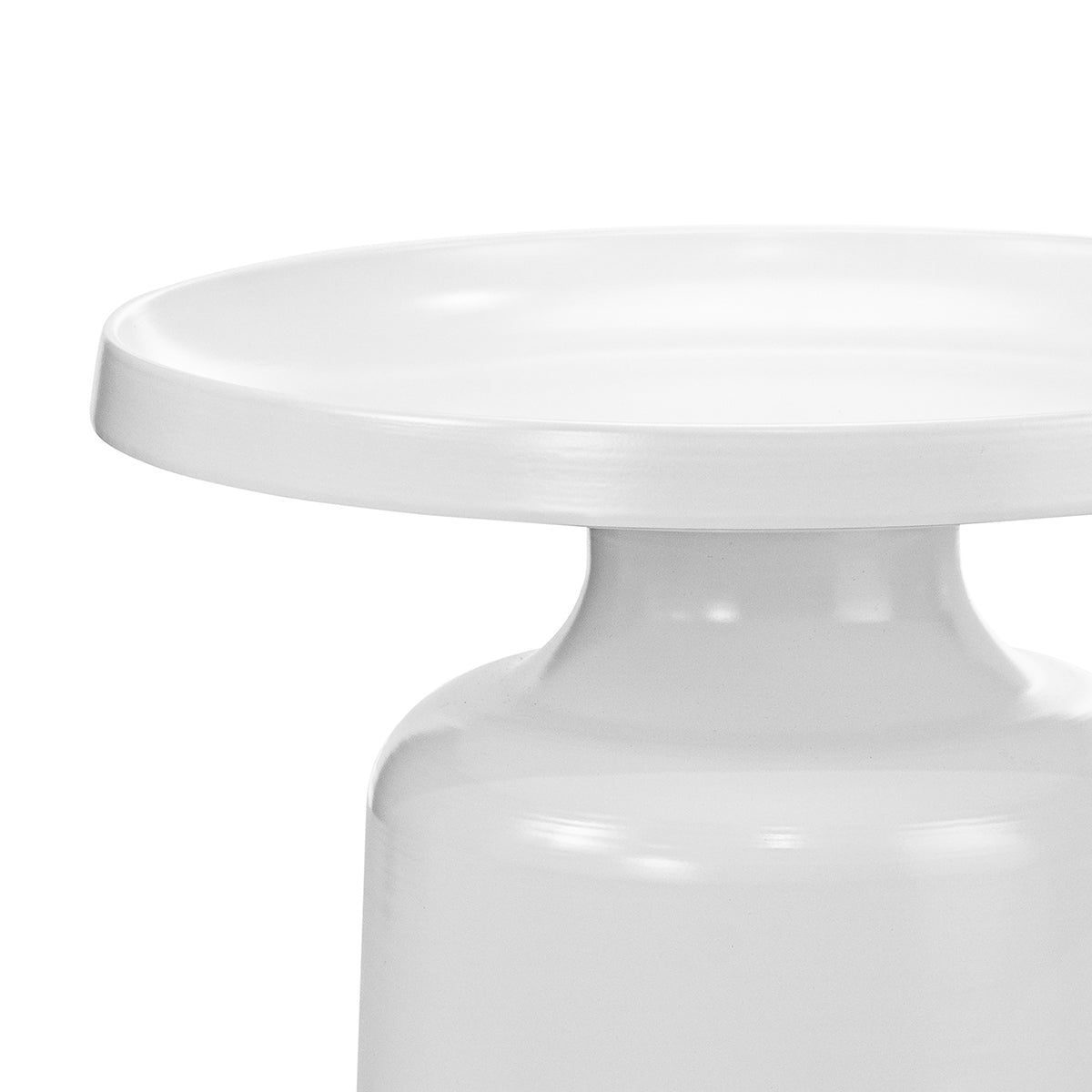 Palemo Round Pedestal Tray Side Table