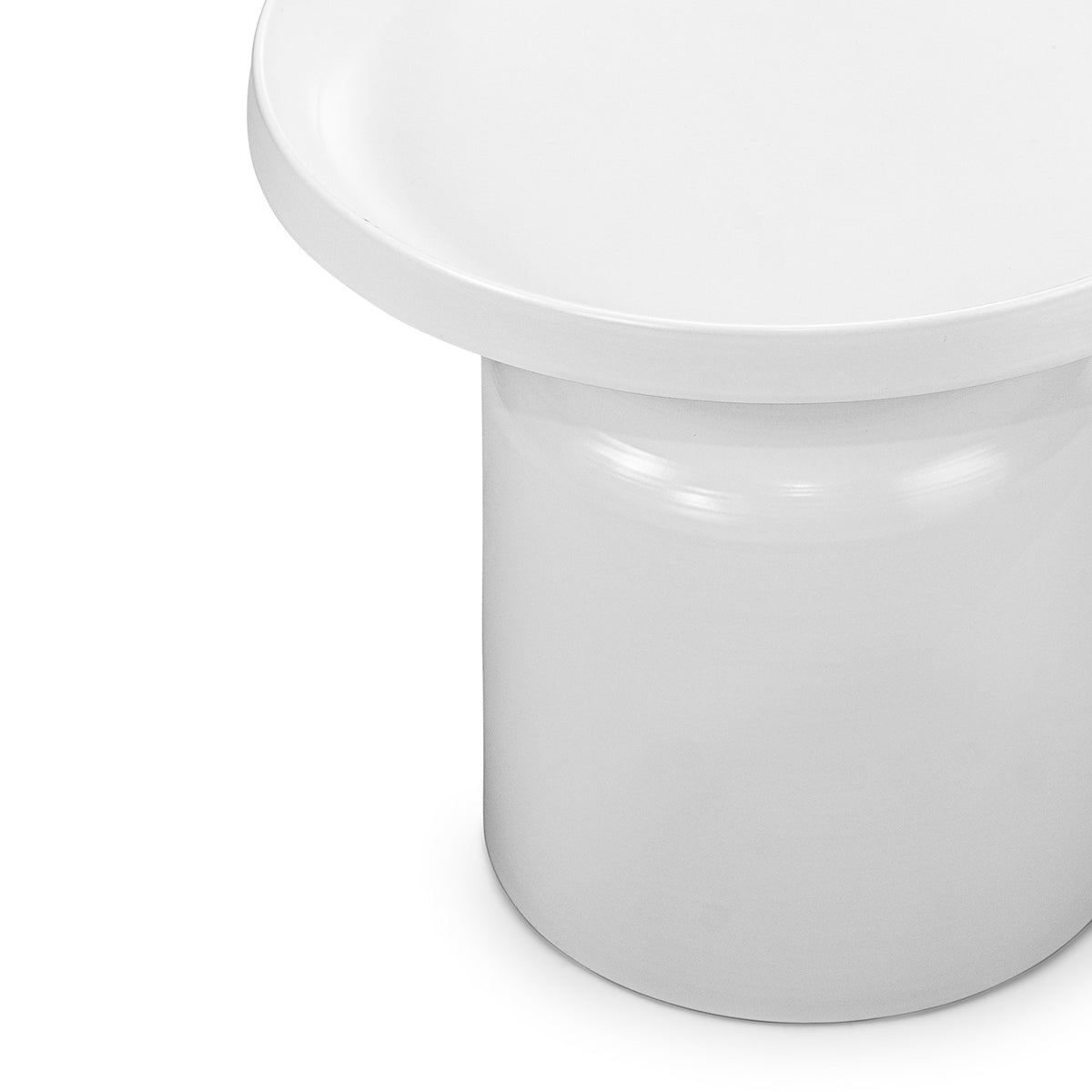Palemo Round Pedestal Tray Side Table