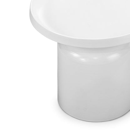 Palemo Round Pedestal Tray Side Table