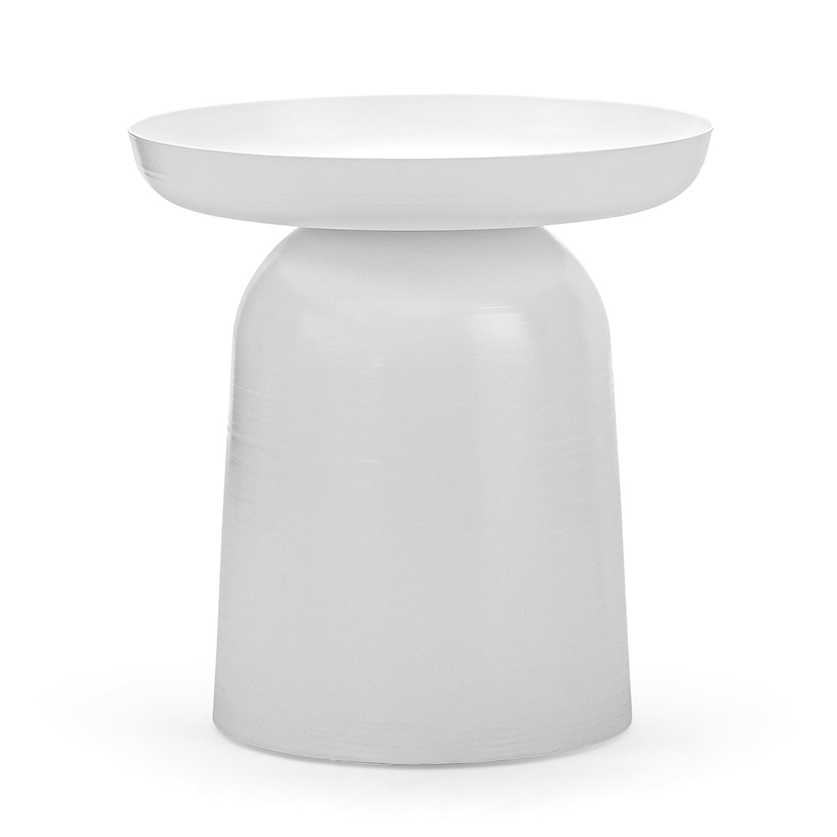 Nero Round Pedestal Side Table