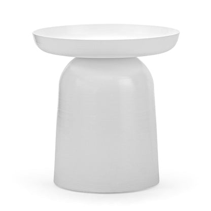 Nero Round Pedestal Side Table