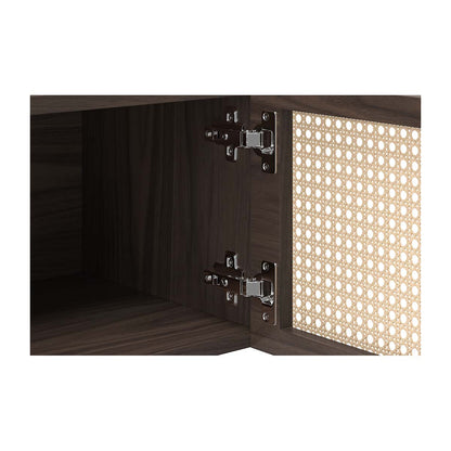 Thea Rattan 1 Door Bedside Table