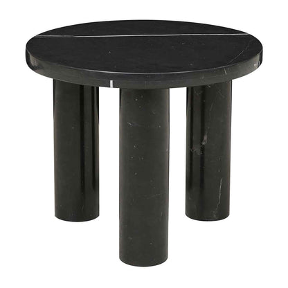 Amara Round Leg Marble Side Table