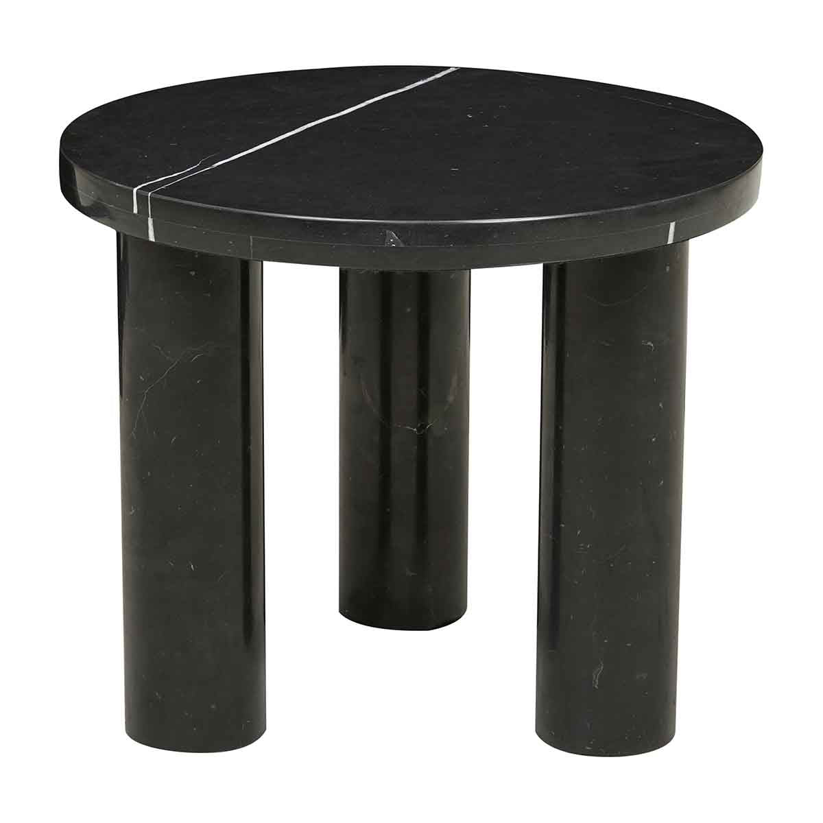 Amara Round Leg Marble Side Table