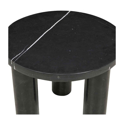 Amara Round Leg Marble Side Table
