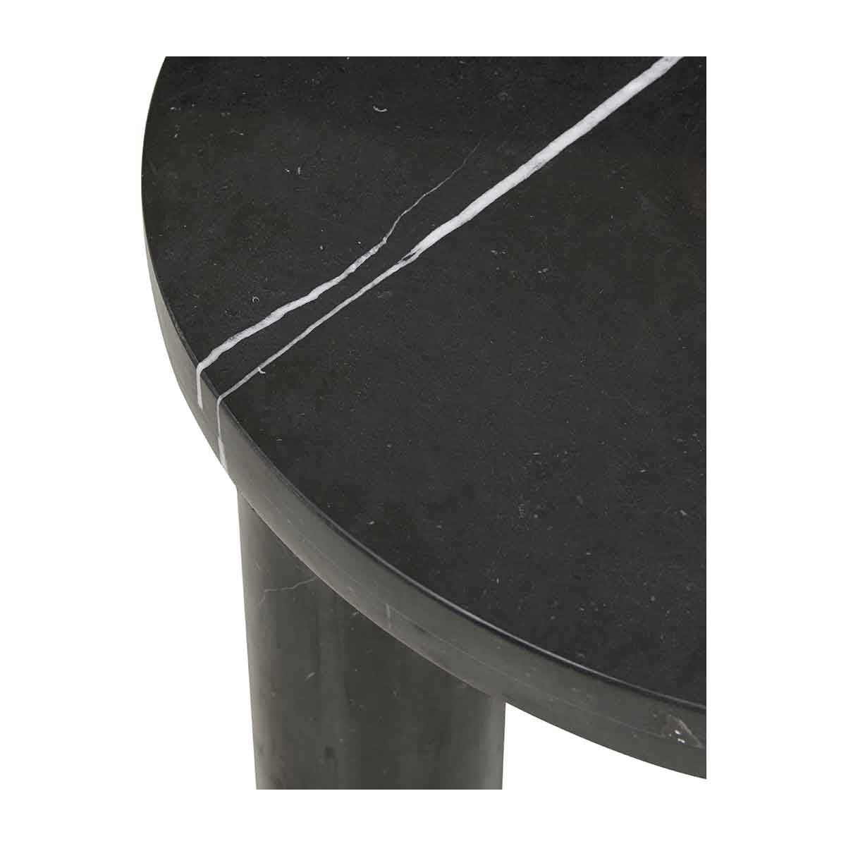 Amara Round Leg Marble Side Table