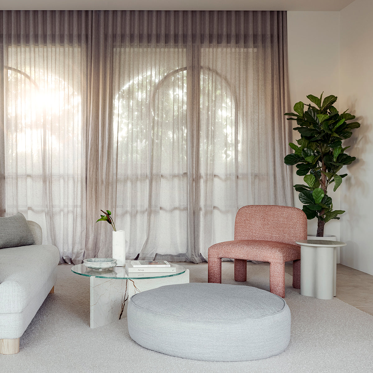 Artie Wave Side Table