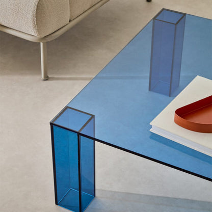 Adularia Glass Square Coffee Table