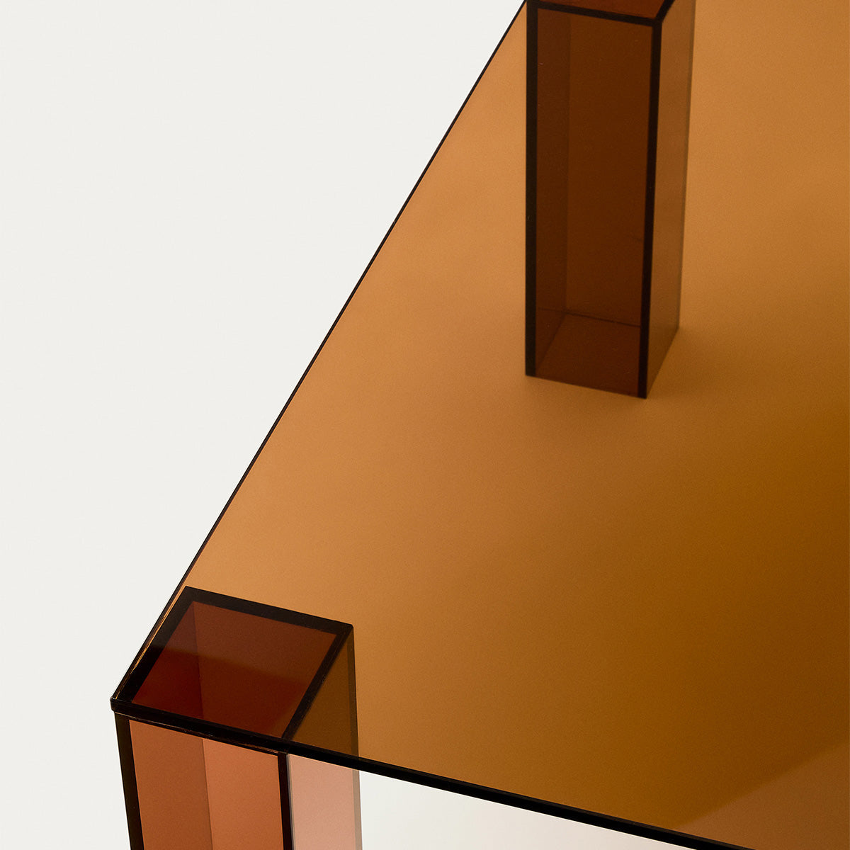 Adularia Glass Square Coffee Table