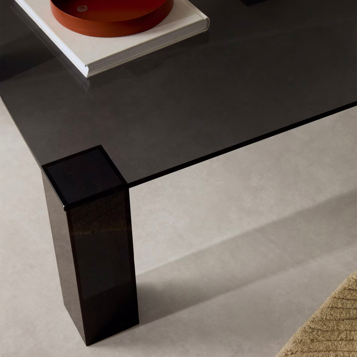 Adularia Glass Square Coffee Table