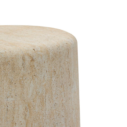 Drasi Side Table (Natural Stone Finish)
