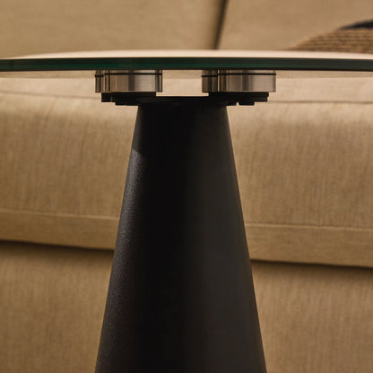 Wilshire Glass Side Table