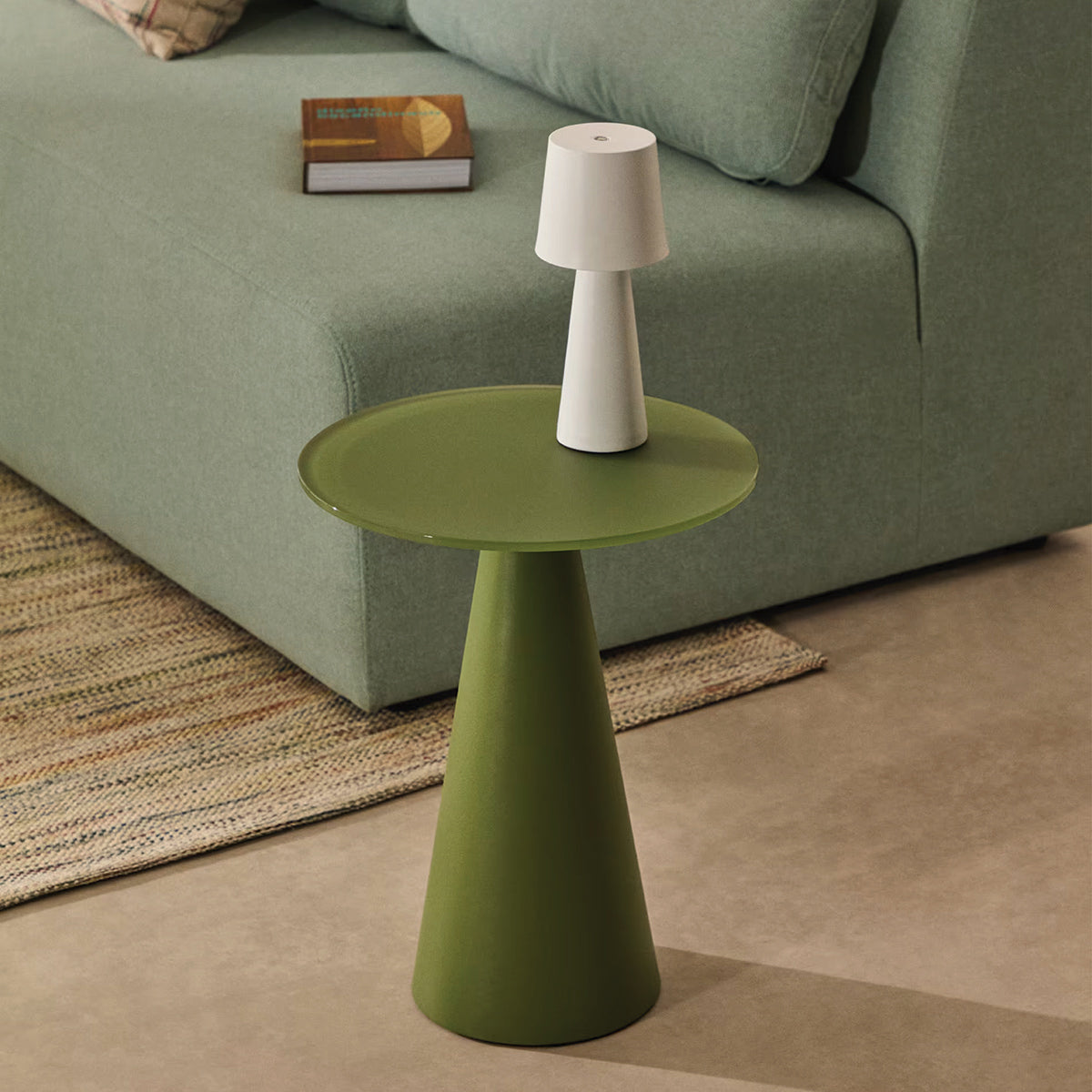 Wilshire Glass Side Table