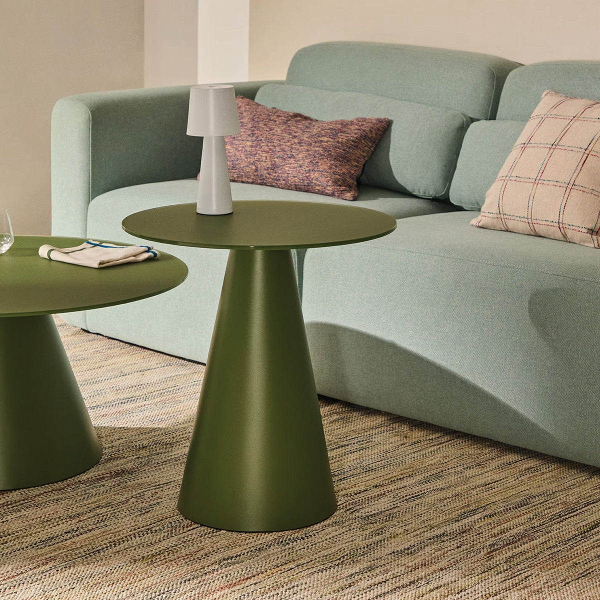 Wilshire Glass Side Table