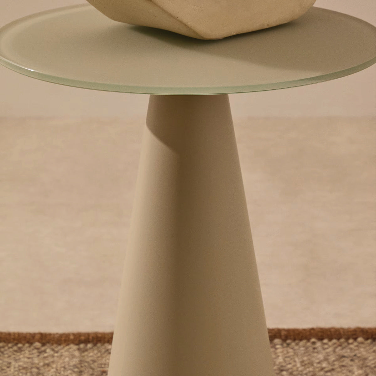 Wilshire Glass Side Table