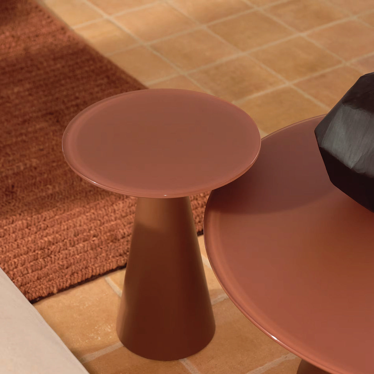 Wilshire Glass Side Table