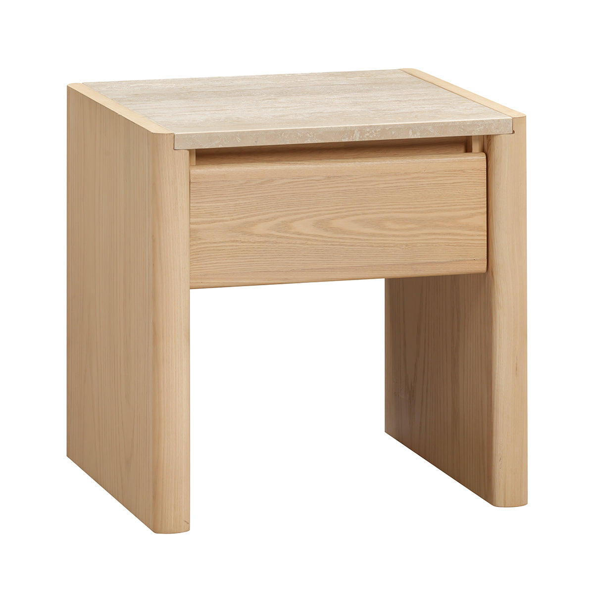 Trivoli Travertine Bedside Table