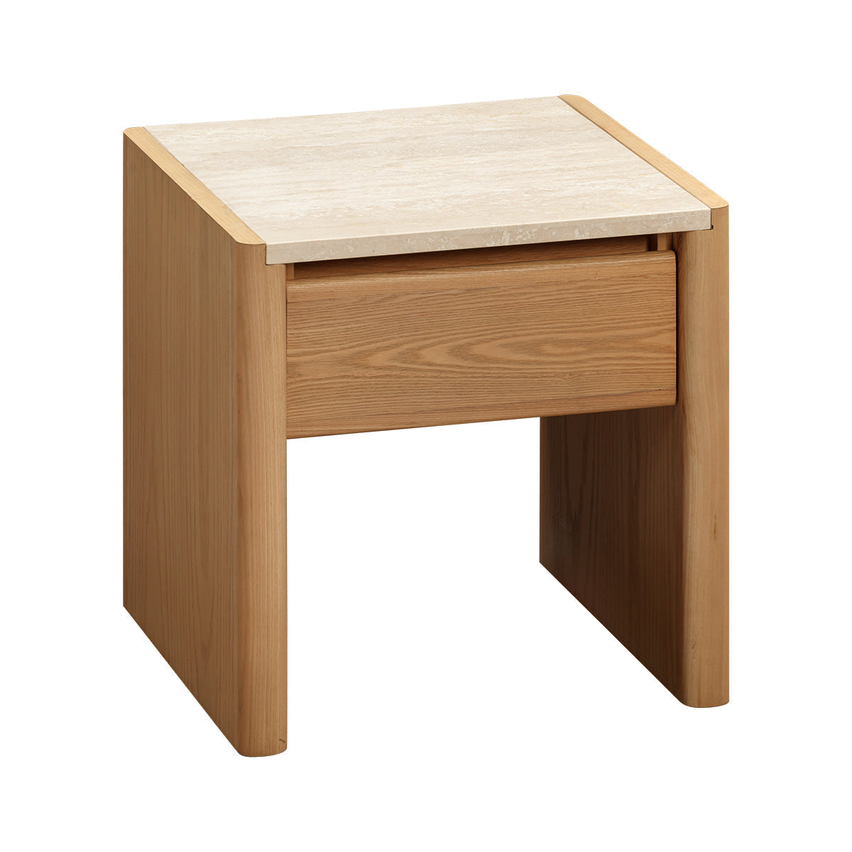 Trivoli Travertine Bedside Table