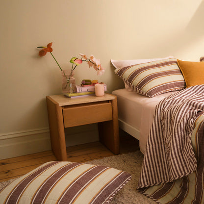 Trivoli Travertine Bedside Table
