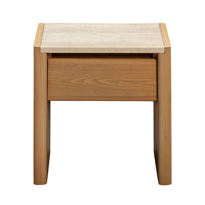 Trivoli Travertine Bedside Table