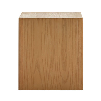 Trivoli Travertine Bedside Table