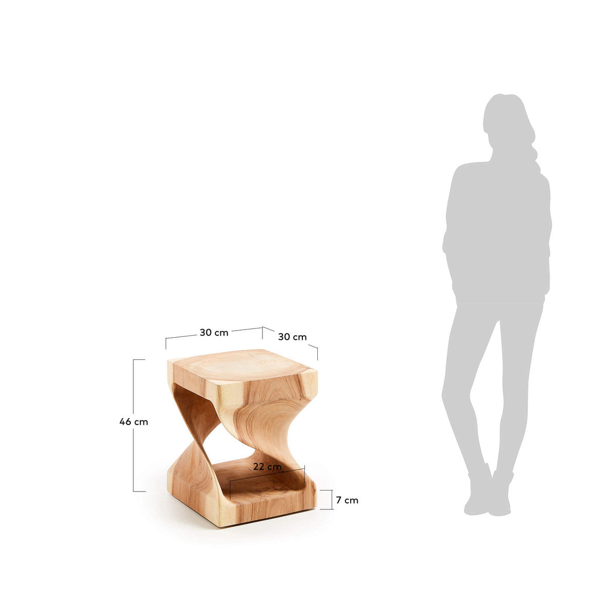 Hakon Hollow Side Table