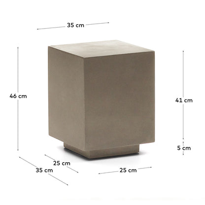 Rustella Cement Side Table (35 x 35cm)