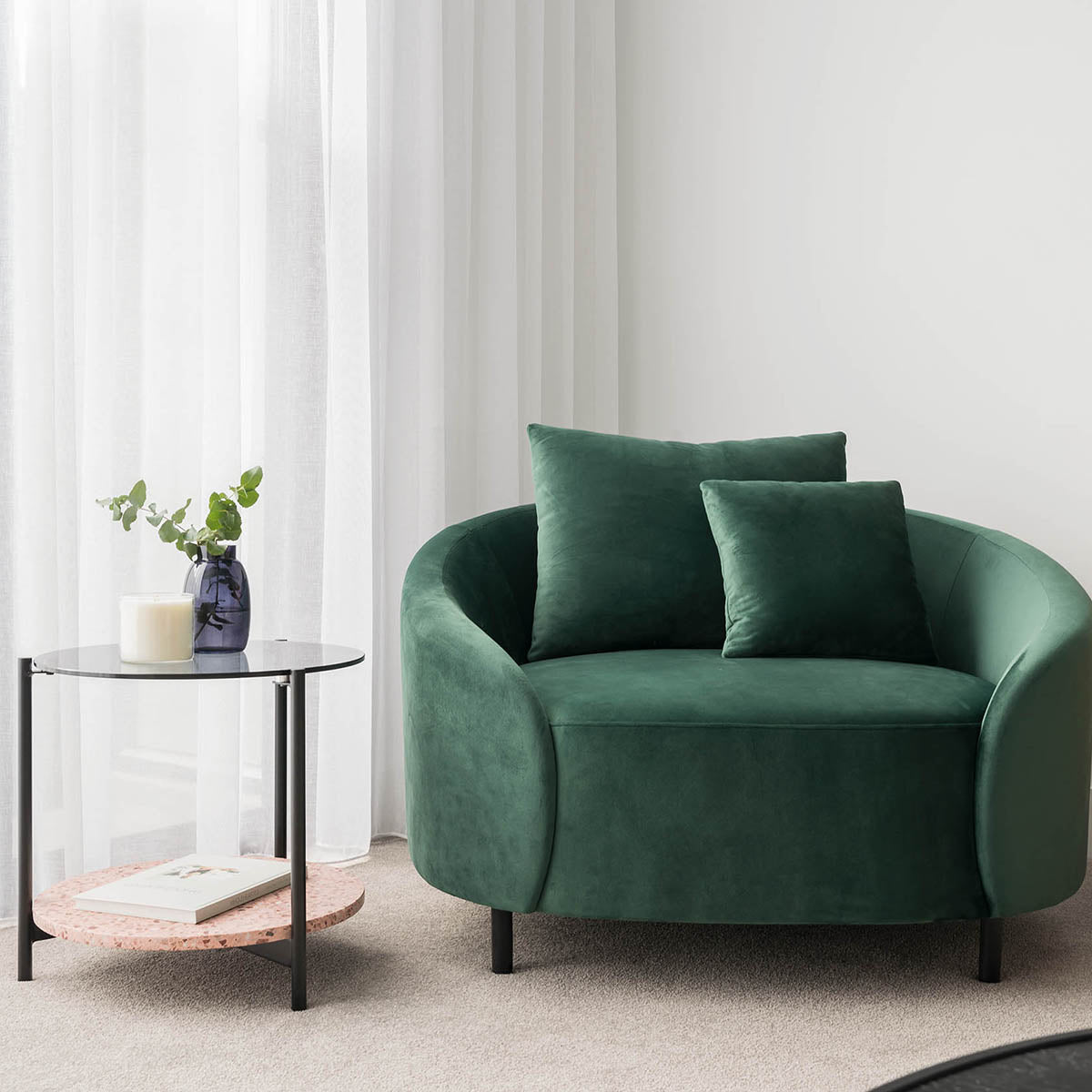 Maddox Terrazzo Side Table