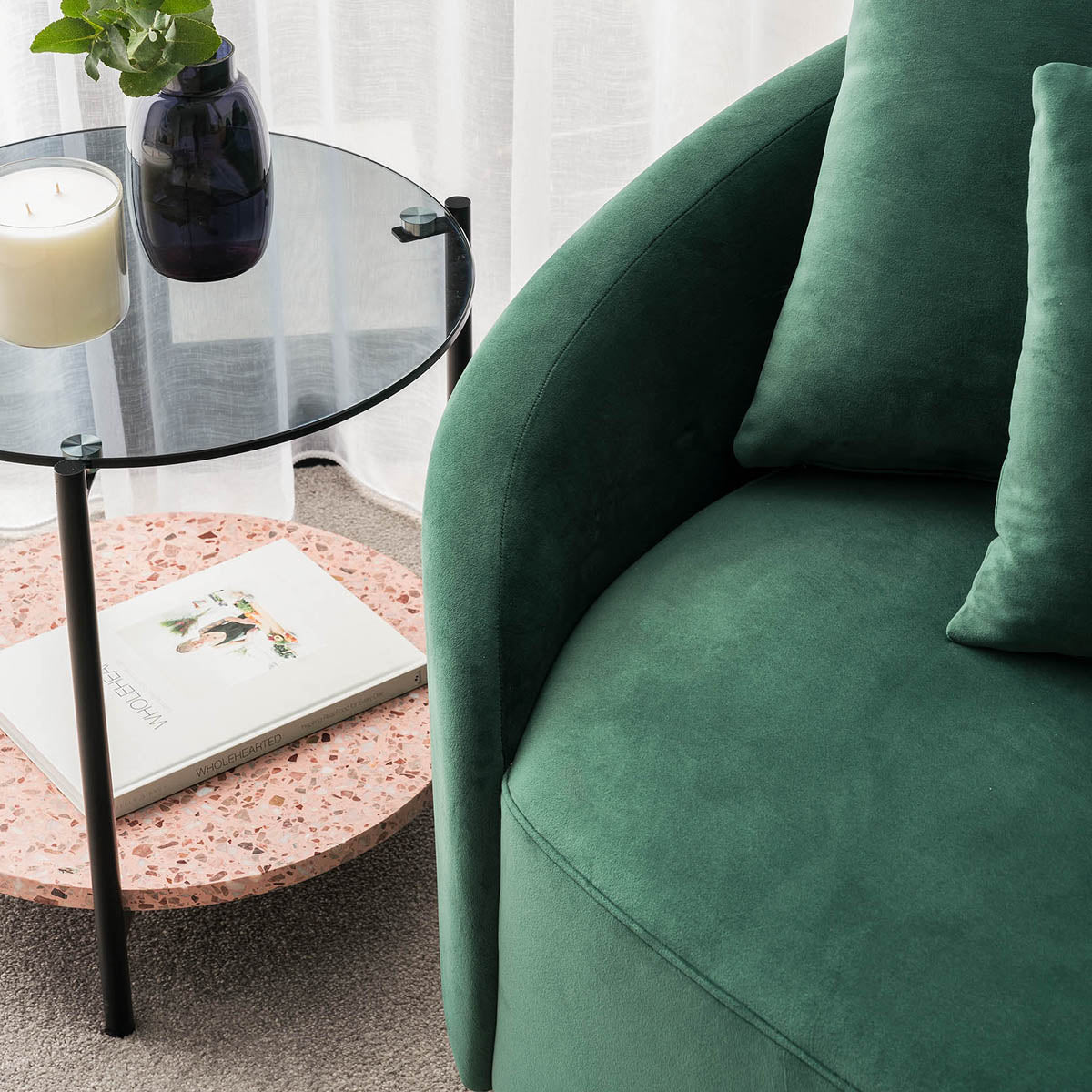 Maddox Terrazzo Side Table