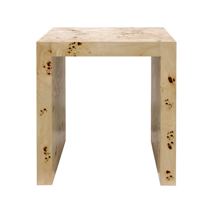 Valentina Burlwood Side Table