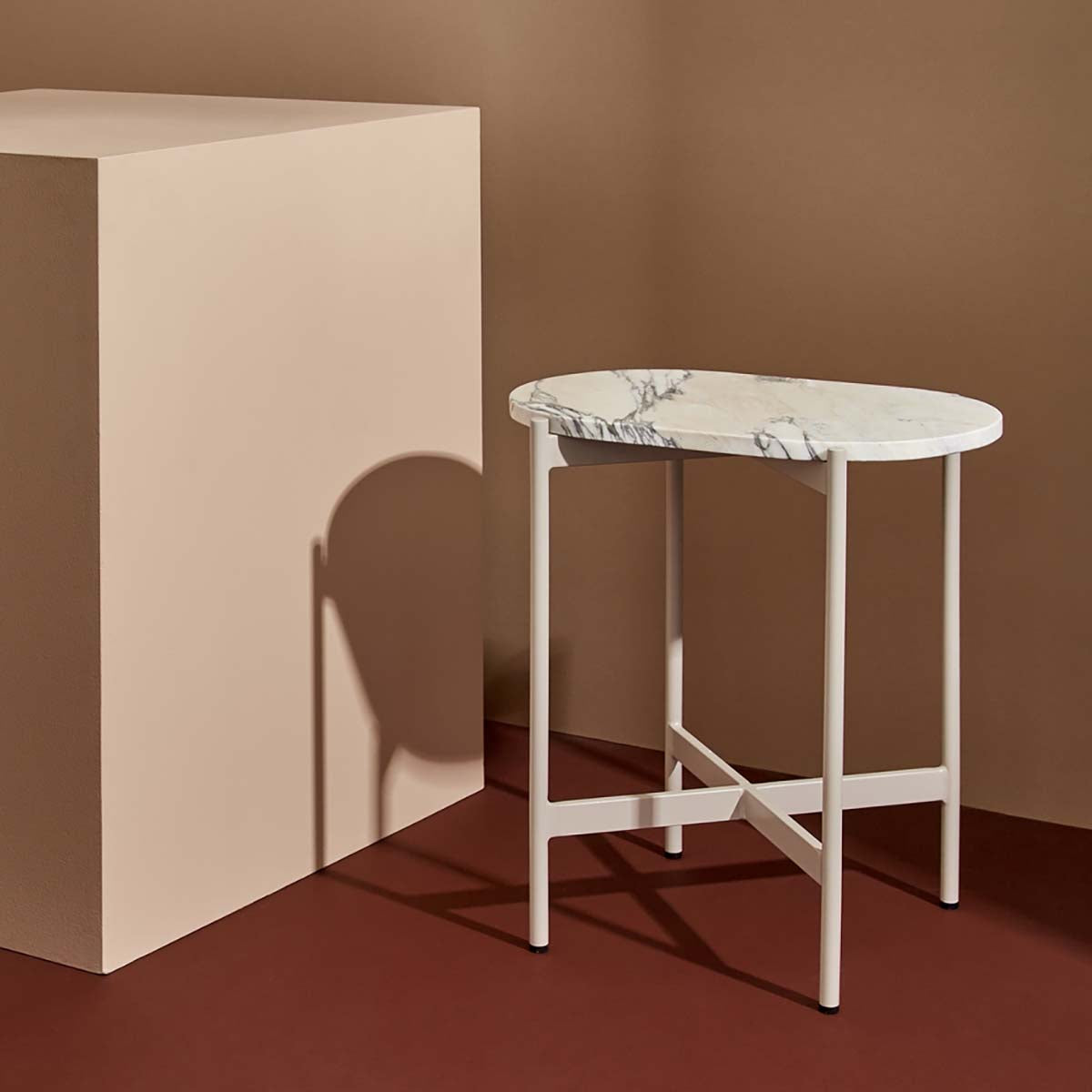 Rhonde Marble Side Table