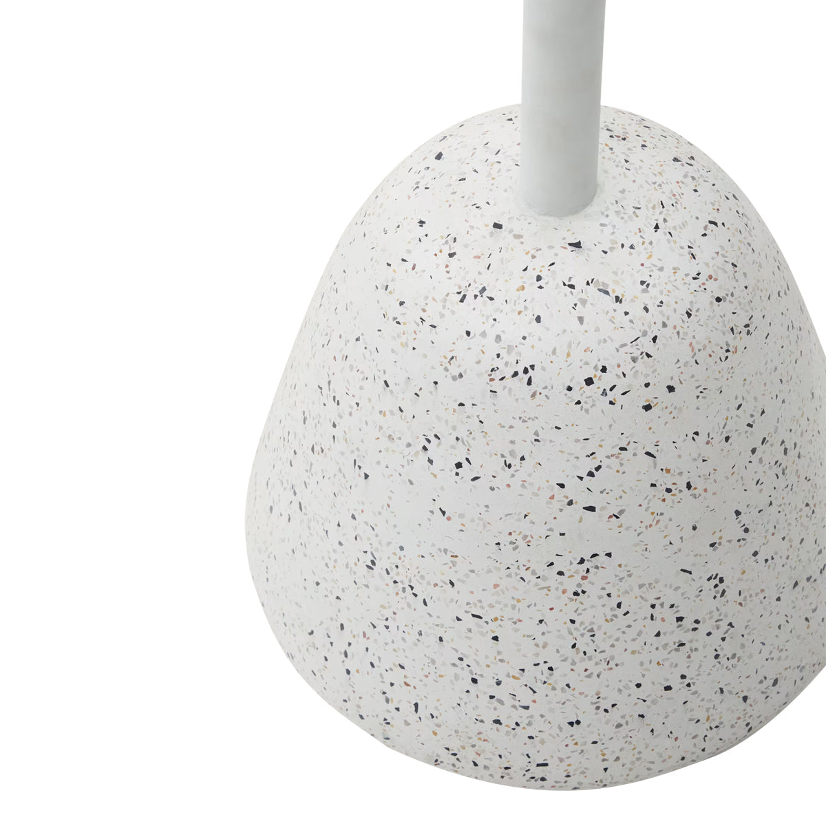 Saura Round Outdoor Dining Table (White, 70cm)