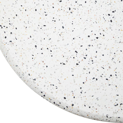 Saura Round Outdoor Dining Table (White, 70cm)