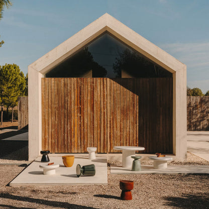 Mesquida Outdoor Side Table (Green Terrazzo, 39cm)