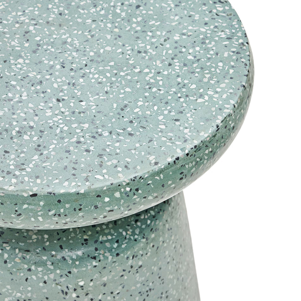 Mesquida Outdoor Side Table (Green Terrazzo, 39cm)