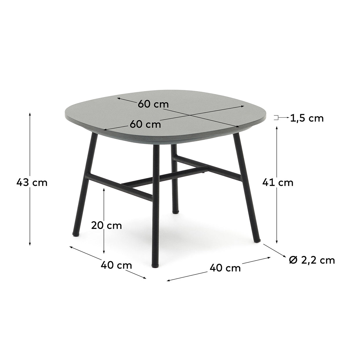 Bramant Outdoor Side Table