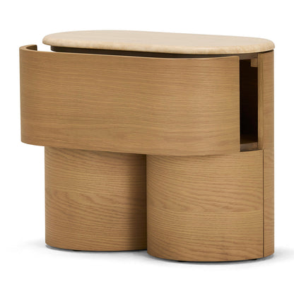 Fin Bedside Table