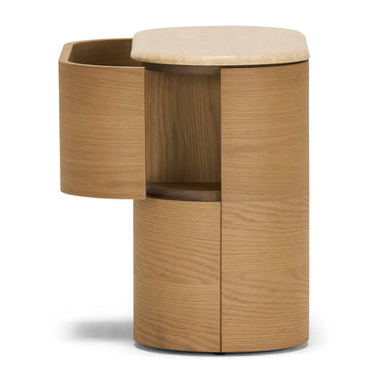 Fin Bedside Table