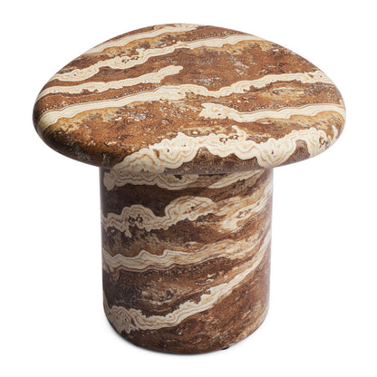 Azzurra Side Table (Tiger Onyx Finish)