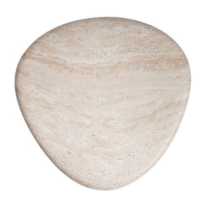 Azzurra Side Table (Travertine Finish)
