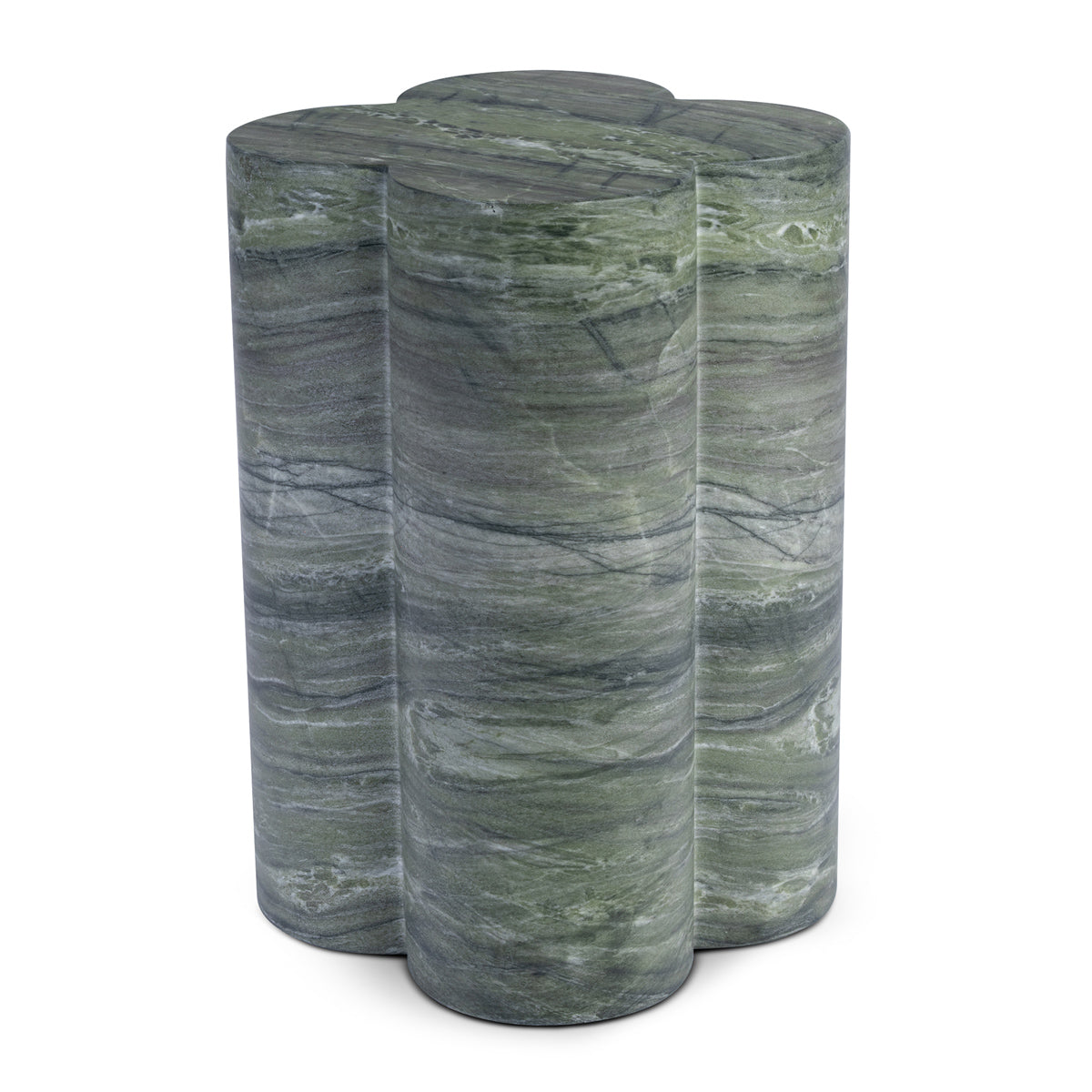 Bloom Plinth Side Table (Natural Stone Finish)