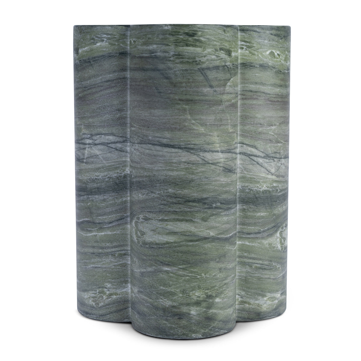 Bloom Plinth Side Table (Natural Stone Finish)