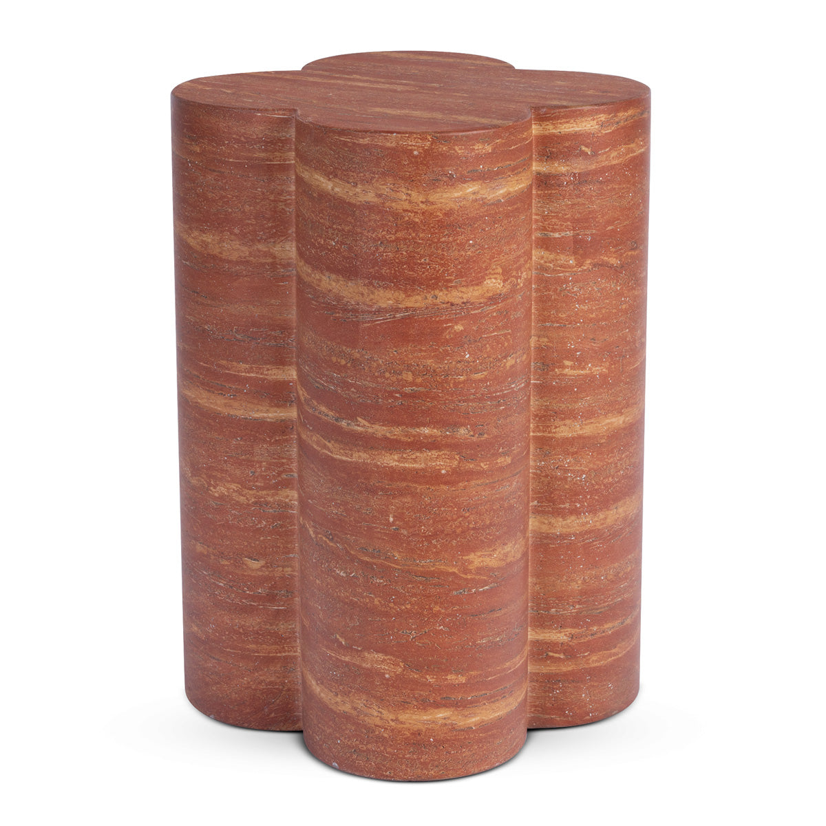 Bloom Plinth Side Table (Natural Stone Finish)