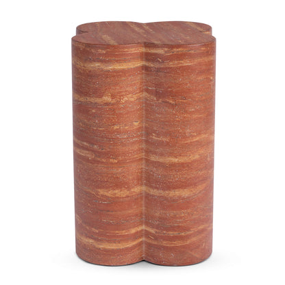 Bloom Plinth Side Table (Natural Stone Finish)